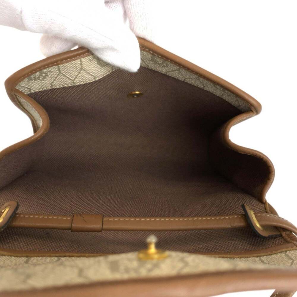 CHRISTIAN DIOR Vintage Brown Leather Shoulder Bag - Picture 9 of 10